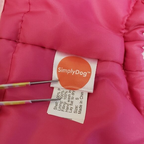 Simply Dog Pink Faux Fur Coat Glamour to the Bone NWOT Size Small - Picture 4 of 10